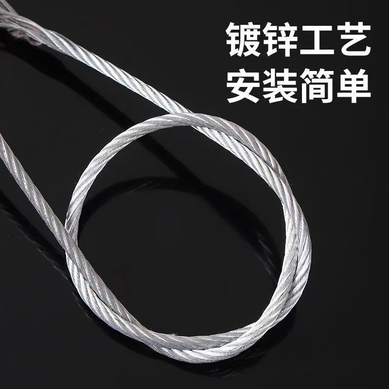 Galvanized Steel Wire Rope, Binding Wire Rope, Lifting Wire Rope, Factory Direct Sales, 6mm 8mm 20mm Steel Wire Rope