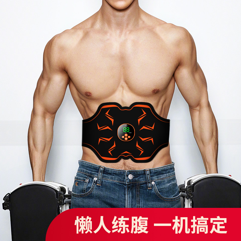 2026 New Cross-Border Ems Belt Smart Abdominal Fitness Device Home Fitness Equipment Abdominal Exercise Training Pulse Belt