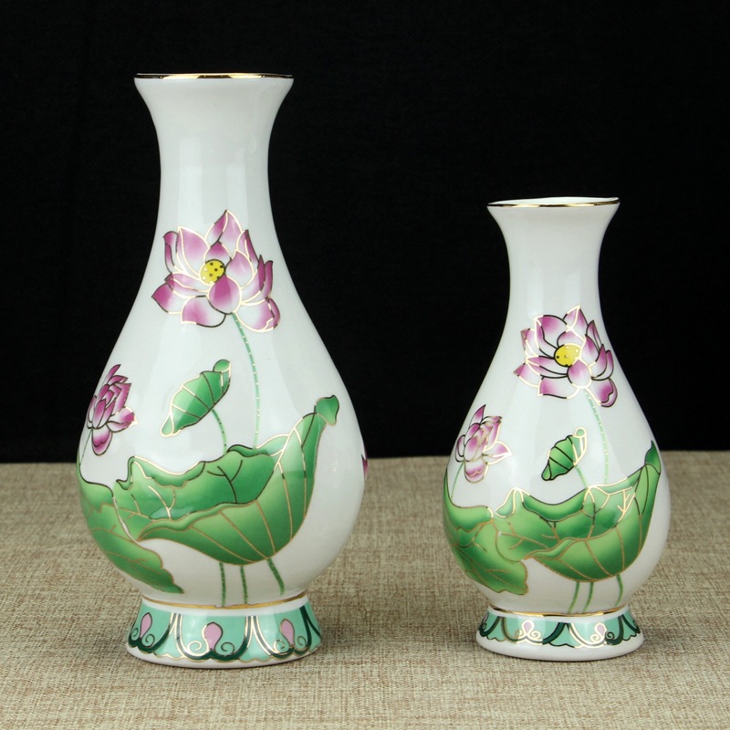 Керамическая бутылка для очистки воды, ваза Гуаньинь, бутылка для очистки воды Будды, бутылка с лотосом, бутылка для подачи воды, ваза для декора дома