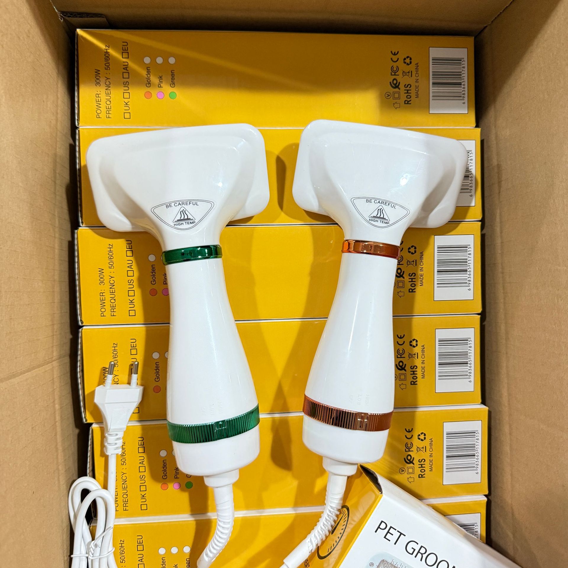 Двухвостый фен для домашних животных, артефакт для сушки и чистки шерсти