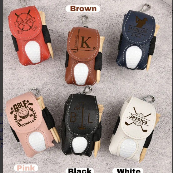 Cross Border Golf Bag Outdoor Portable Gal Small Ball Bag Waist Hanging GOLF Ball Stud Set Bag