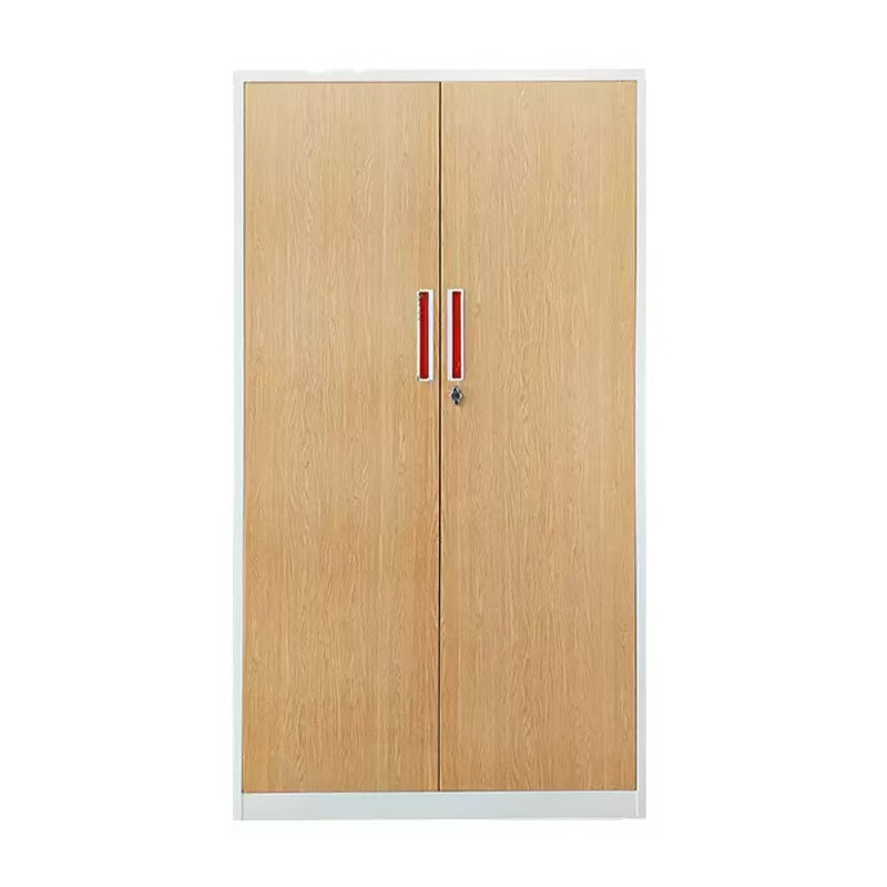 Steel Wood Grain Locker Student Dormitory Storage Cabinet Employee Dormitory Iron Locker Financial Voucher File Cabinet