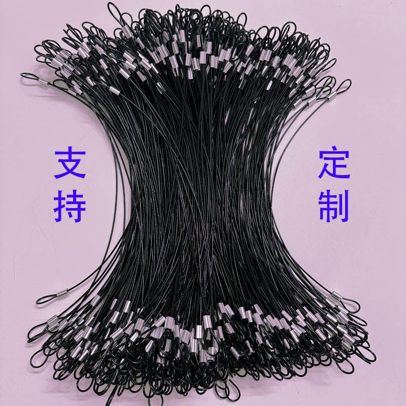 Прямые продажи стальной веревки, прессованные алюминиевые втулки, оцинкованные и резинообработанные, оптовая обработка веревки