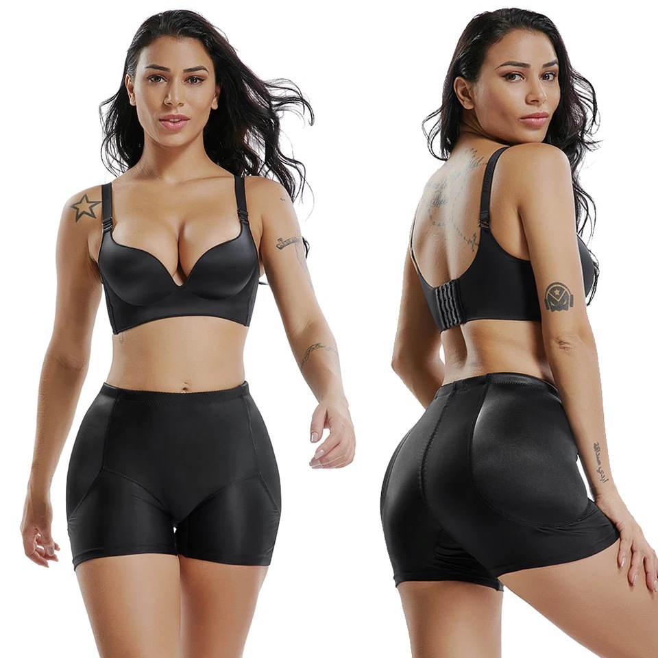 Body-Shaping Pants, Crotch-Enhancing Pants, Women's Bottoming, Hip-Enhancing, Fake Butt-Lifting Pants, Fixed Sponge, Body-Shaping and Tummy-Tightening Underwear