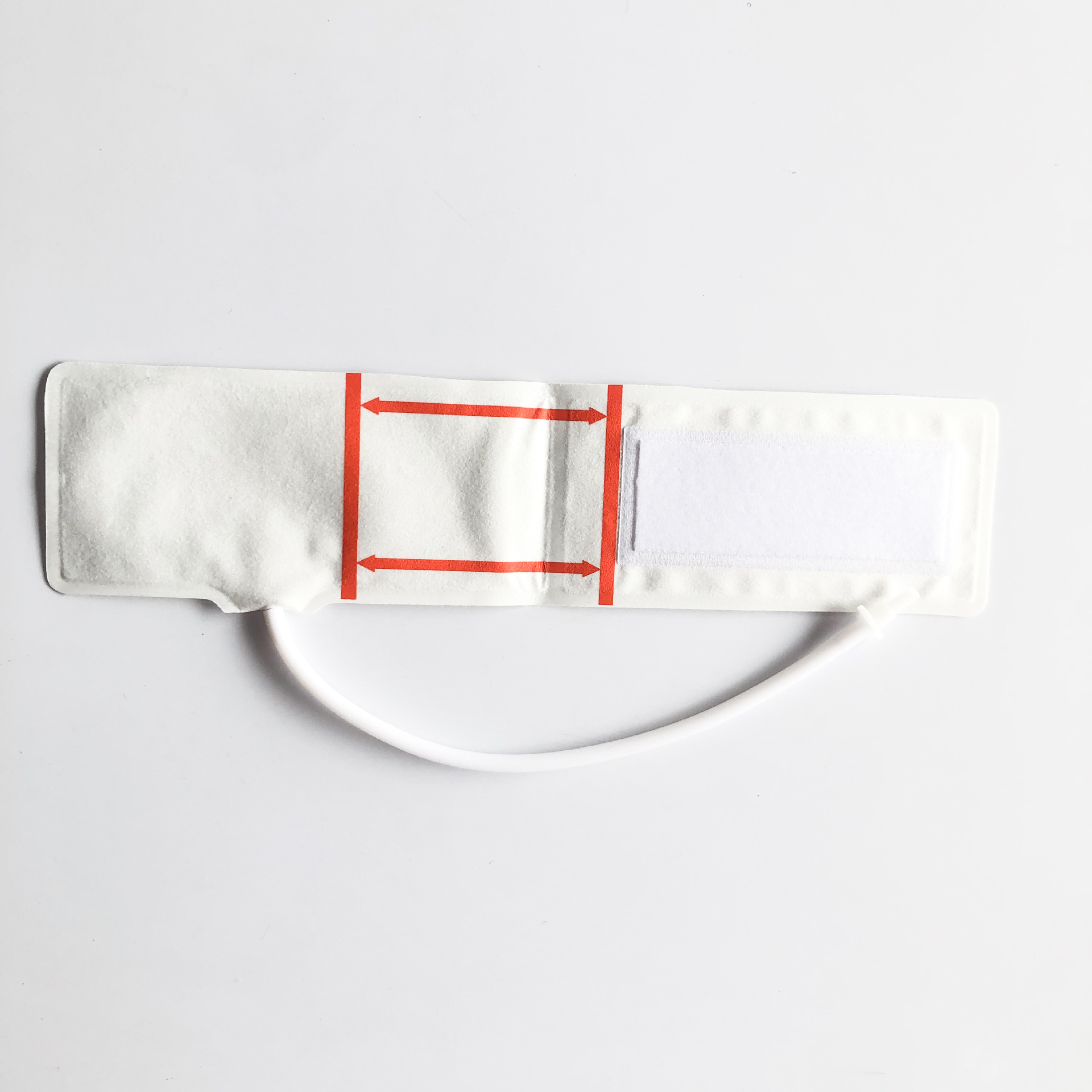 Animal Monitor Blood Pressure Cuff Animal Disposable White Non-Woven Fabric Monitoring Single Tube Cuff