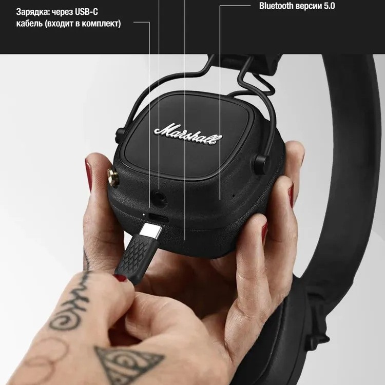 Major Iv Fourth Generation Head-Mounted True Wireless Bluetooth Headset Cross-Border Hot Model Suitable for Marshall