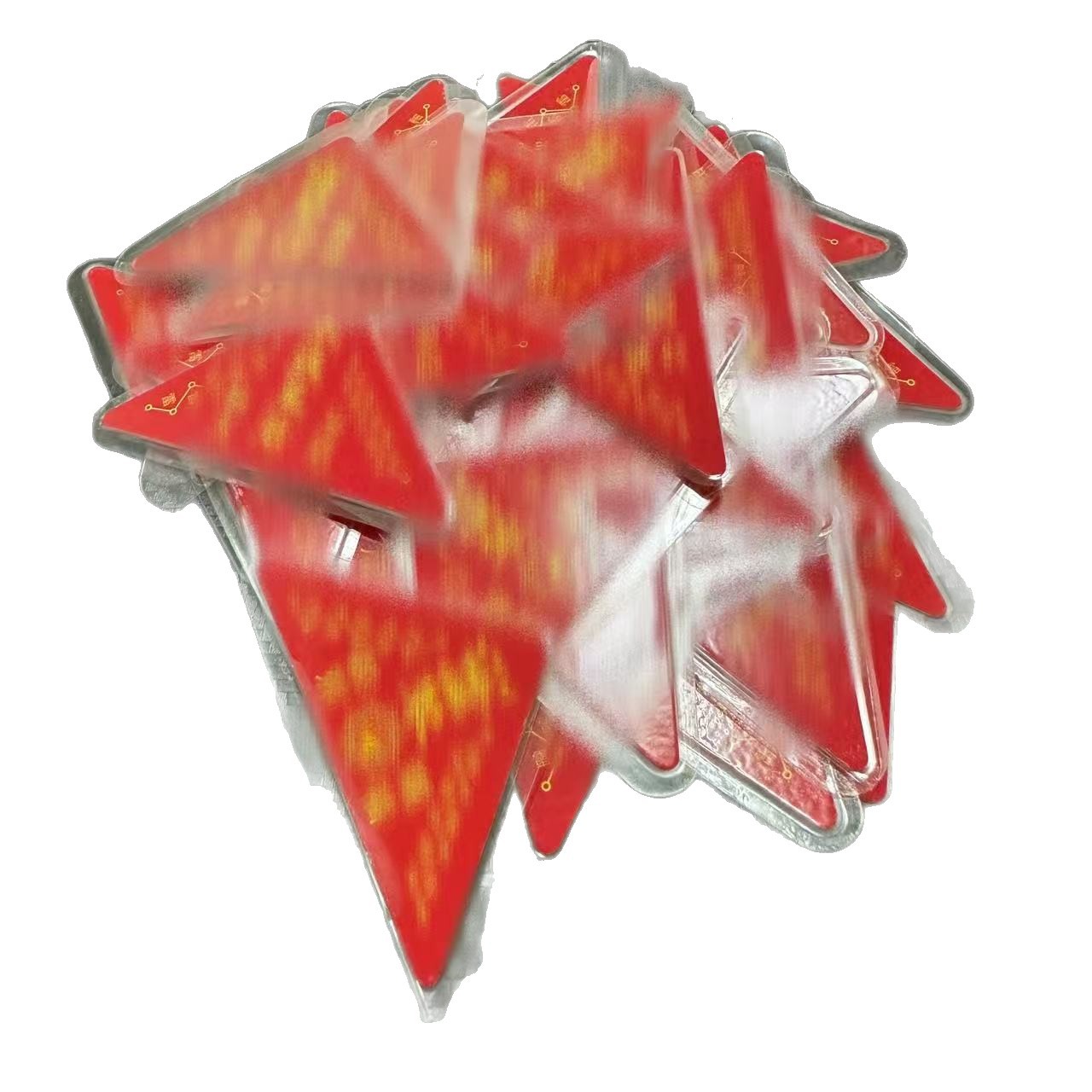Brand New Thickeneded Rounded Corner Plastic Triangle Card, Refined Rounded Corner and Hard Version of Triangle Fortune
