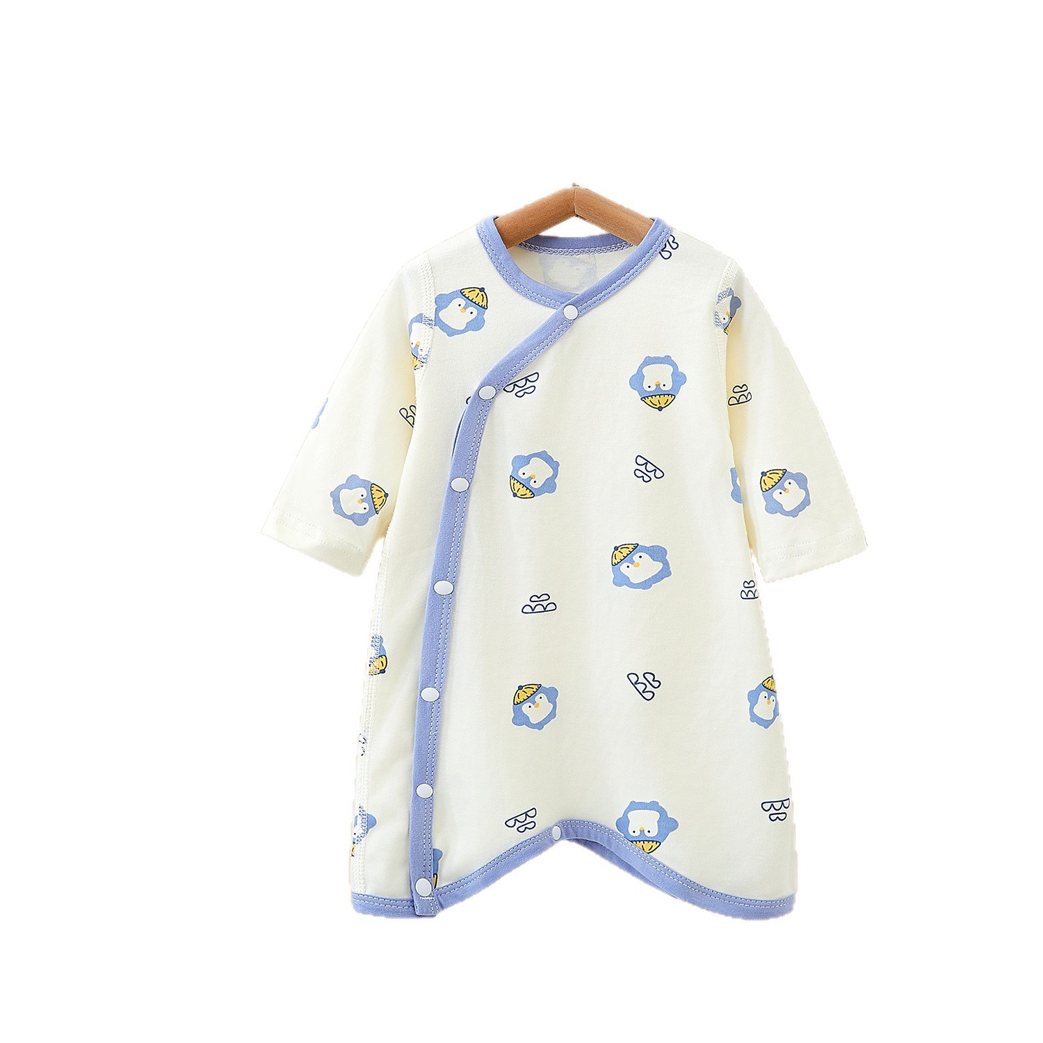 Baby Nightgown Spring & Fall Pure Cotton Baby Sleeping Bag Anti-Kick Quilt Anti-Cold Artifact Infant Kidsren's Nightgown Pajamas