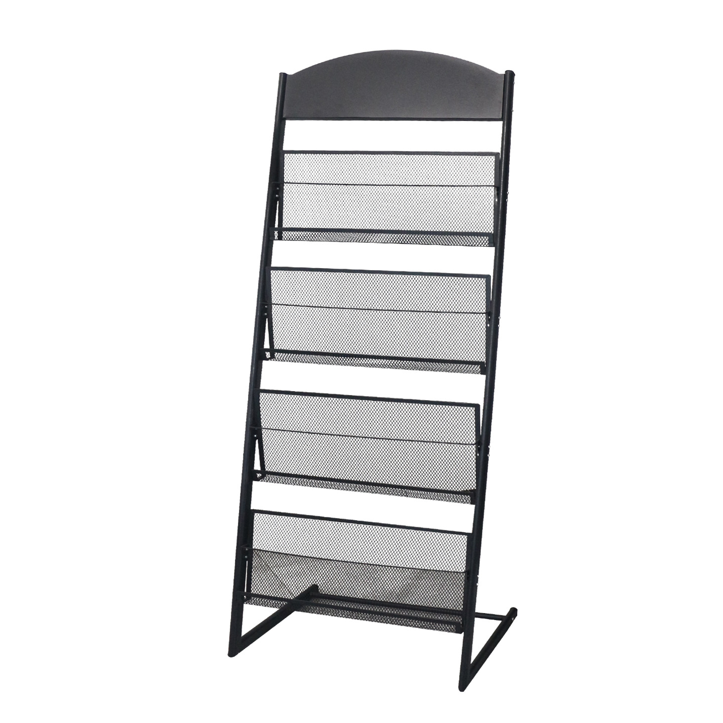 Conference Room Information Rack Folding Promotional Rack Bookshelf Storage Rack Magazine Rack Nordic Book and Newspaper Exhibition Hall Simple