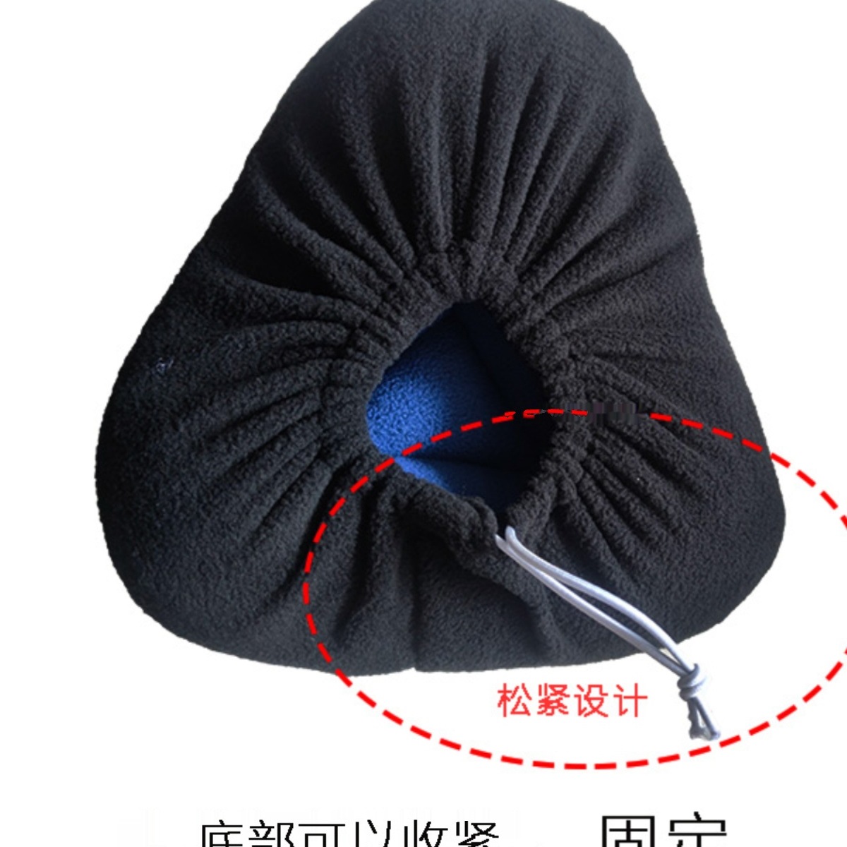 Fleece-Lined Thickened Bicycle Seat Cover Cushion Cover for Road Bikes and Electric Bikes, Soft, Comfortable, and Warm