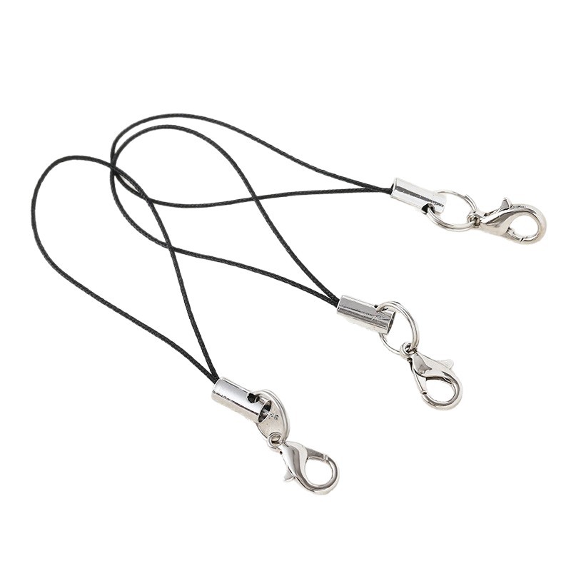 DIY Handmade Jewelry Materials Accessories Mobile Phone Rope Lanyard Lobster Buckle Small Lanyard Doll Colorful Lobster Buckle Rope