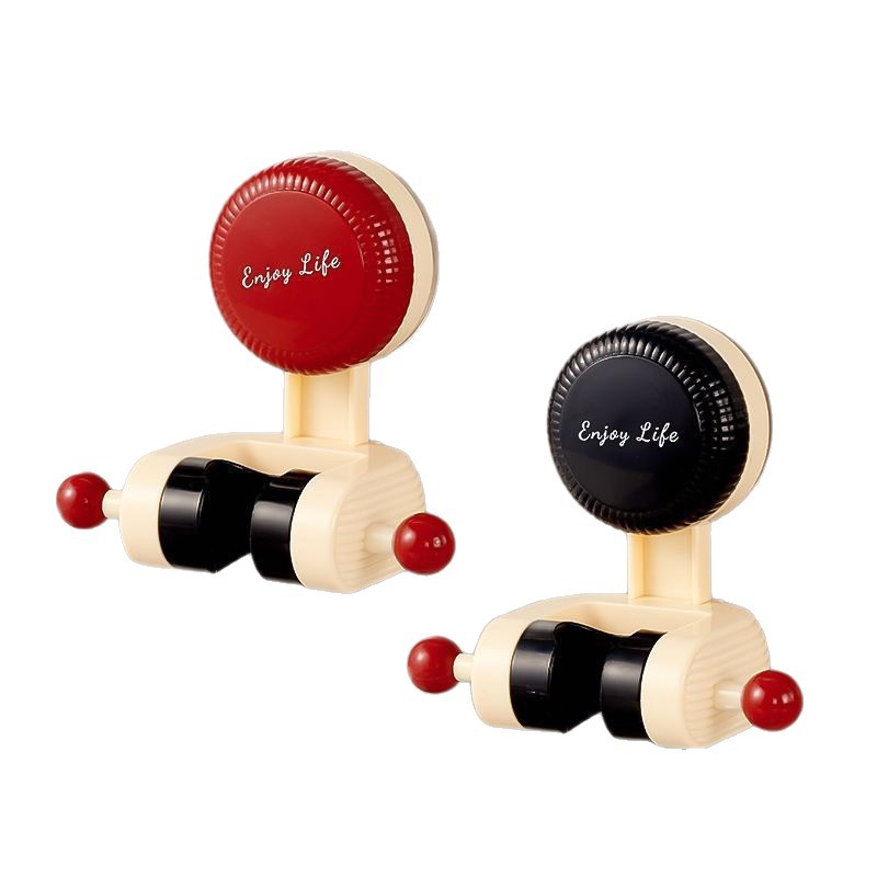 Household Punch-Free Strong Adhesive Suction Cup Adjustable Multi-Directional Shower Head Bracket Removable Fixed Nozzle Artifact with Hook