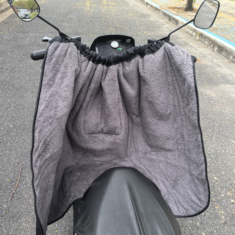 Куртка для электромобиля осень-зима, мужская и женская, защитный экран от ветра, холодозащитные наколенники, передний ветронепроницаемый фартук, дополнительная толстая юбка