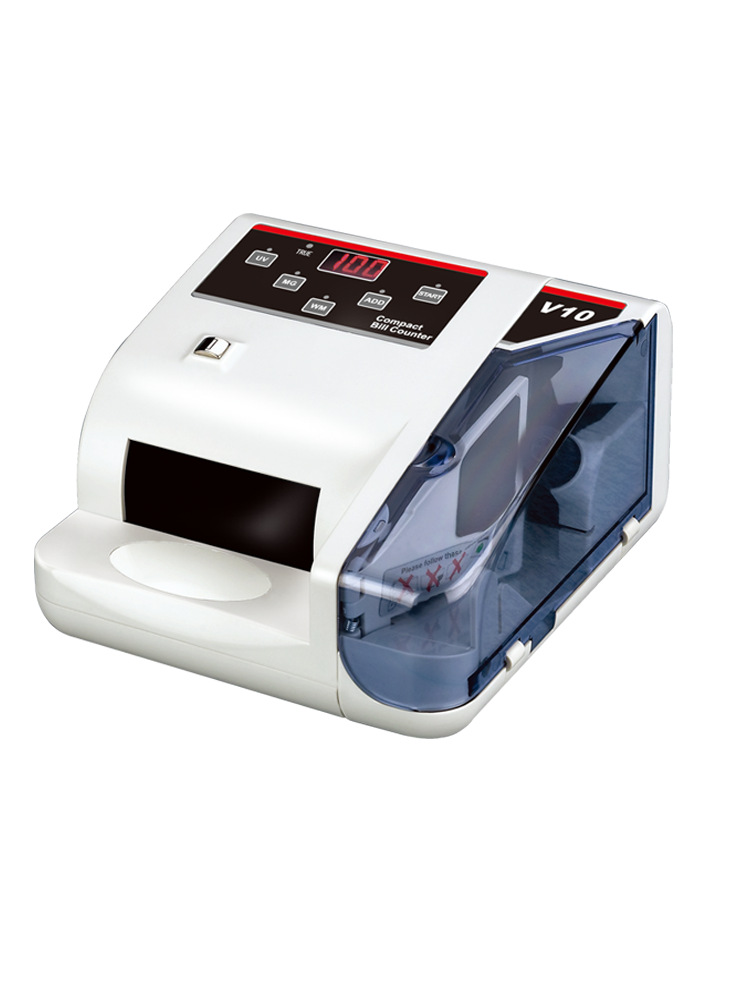 V40 Small Mini Portable Multi-National Banknote Counting Machine Plug-In and Battery Counting Money Machine Mains + Electricity
