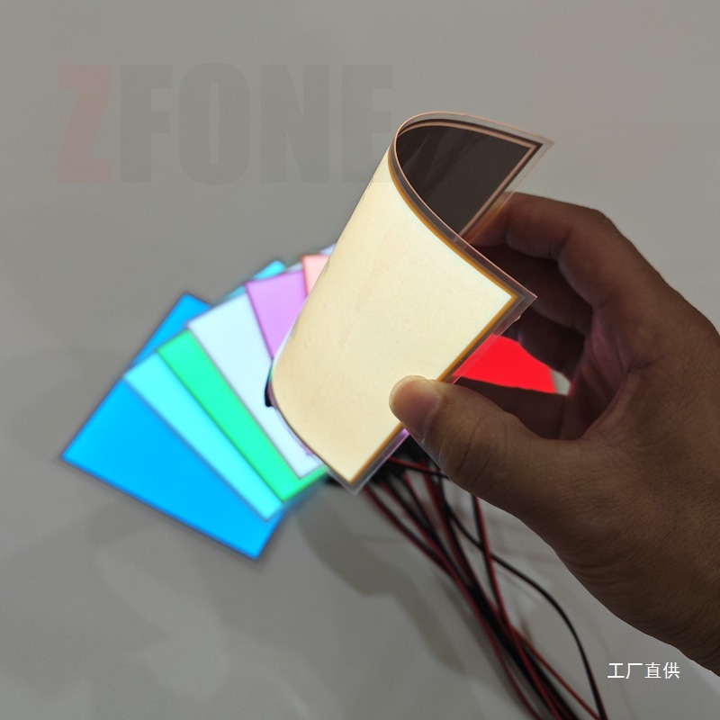 Режущаяся светодиодная светящаяся пленка Ультратонкая светящаяся плата Холодная световая пленка Батарейный световод Задняя подсветка Гибкая световая плата 12В