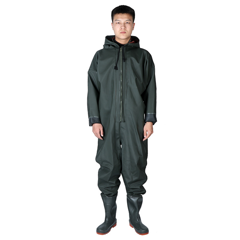 Customized Full-Body Jumpsuit Wetsuit, Wetsuit with Shoes, Waders, Rain Pants Wholesale, Jumpsuit Wetsuit