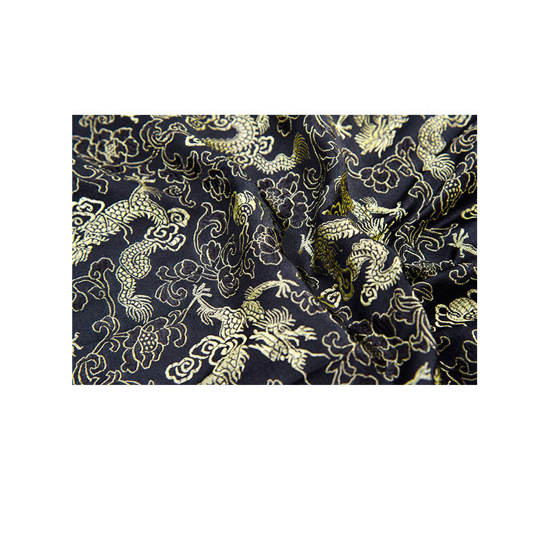Imitation Three-Fifth Silk Brocade Fabric for Pillows, Antique Cheongsam Performance Clothing, Tang Suit Silk Jacquard Fabric