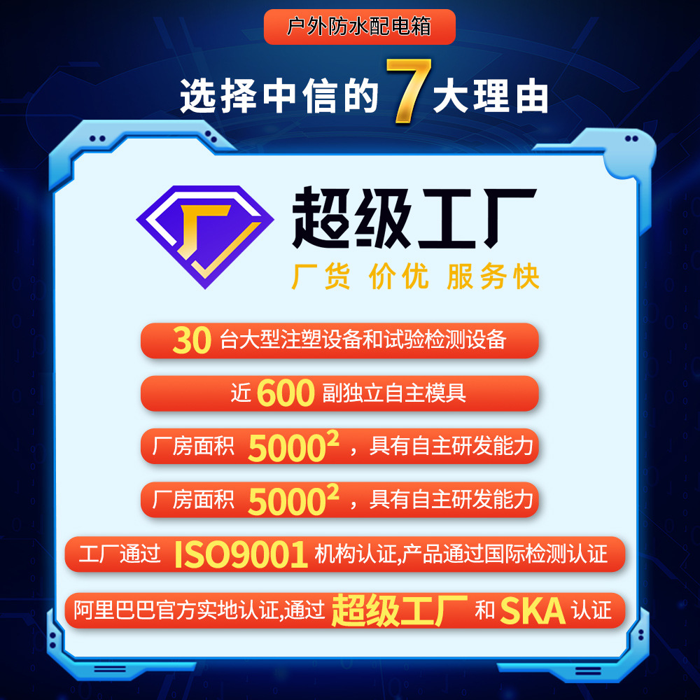 Outdoor plastic empty box waterproof HT series IP65ABS plastic empty box meter box electric gate equipment box