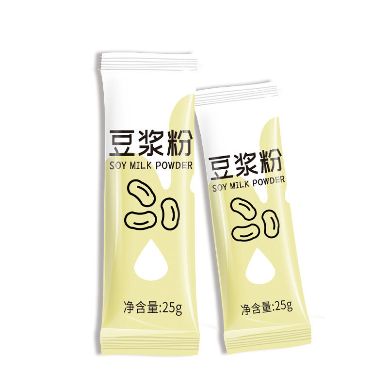 Soy Milk Powder Non-Gmo Soybean Pure Soy Powder Instant Even Dimension Breakfast Meal Replacement Pure Soy Milk Powder 25G/Bag