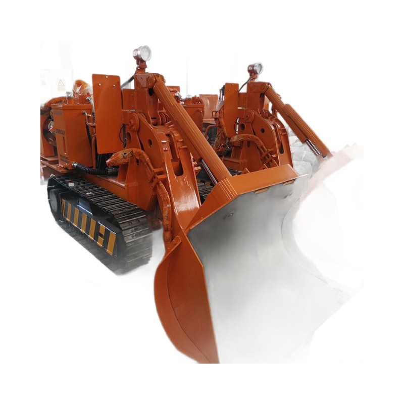 Side Unloading Rock Loader, Efficient Tunnel Slag Removal Equipment, Wide Bucket for Quick Unloading