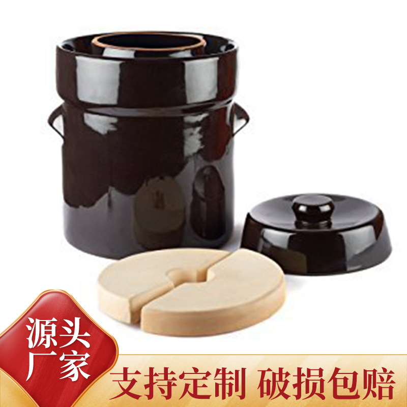 Manufacturer Wholesale Ceramic Vegetable Press Stone, Half-Round Piece Without Glaze, Pickle and Mustard Press Stone