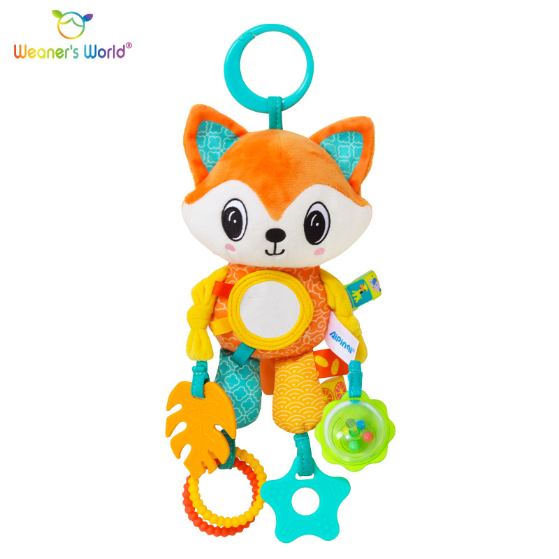 Factory Customized Stroller Hanging Toys 0-1 Years Old Safety Teether Bed Bell Doll Soothing Bed Hanging Baby Doll