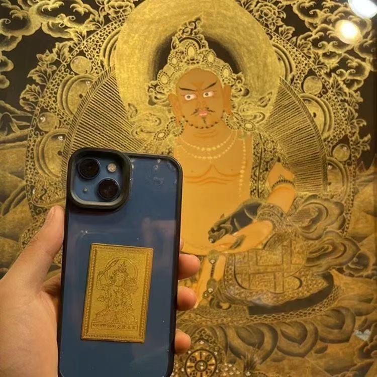 Five manjusri imitation gold foil high school entrance examination high school entrance examination table safe protection every exam must pass the ashore mountain to be no. 1 mobile phone sticker