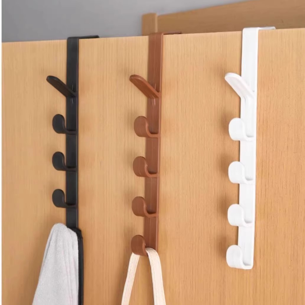 Cabinet Door Wardrobe Door Hook Door Rear Punch-free Door Door Door Back Wall-mounted Finishing Hanger Storage Hanging Hook