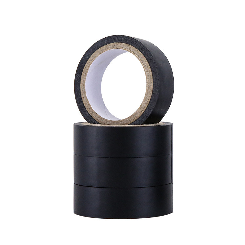 Cross-Border Dropshipping Black Electrical Tape Wholesale Waterproof High Viscosity Pvc Electrical Insulation Tape Rubber Tape