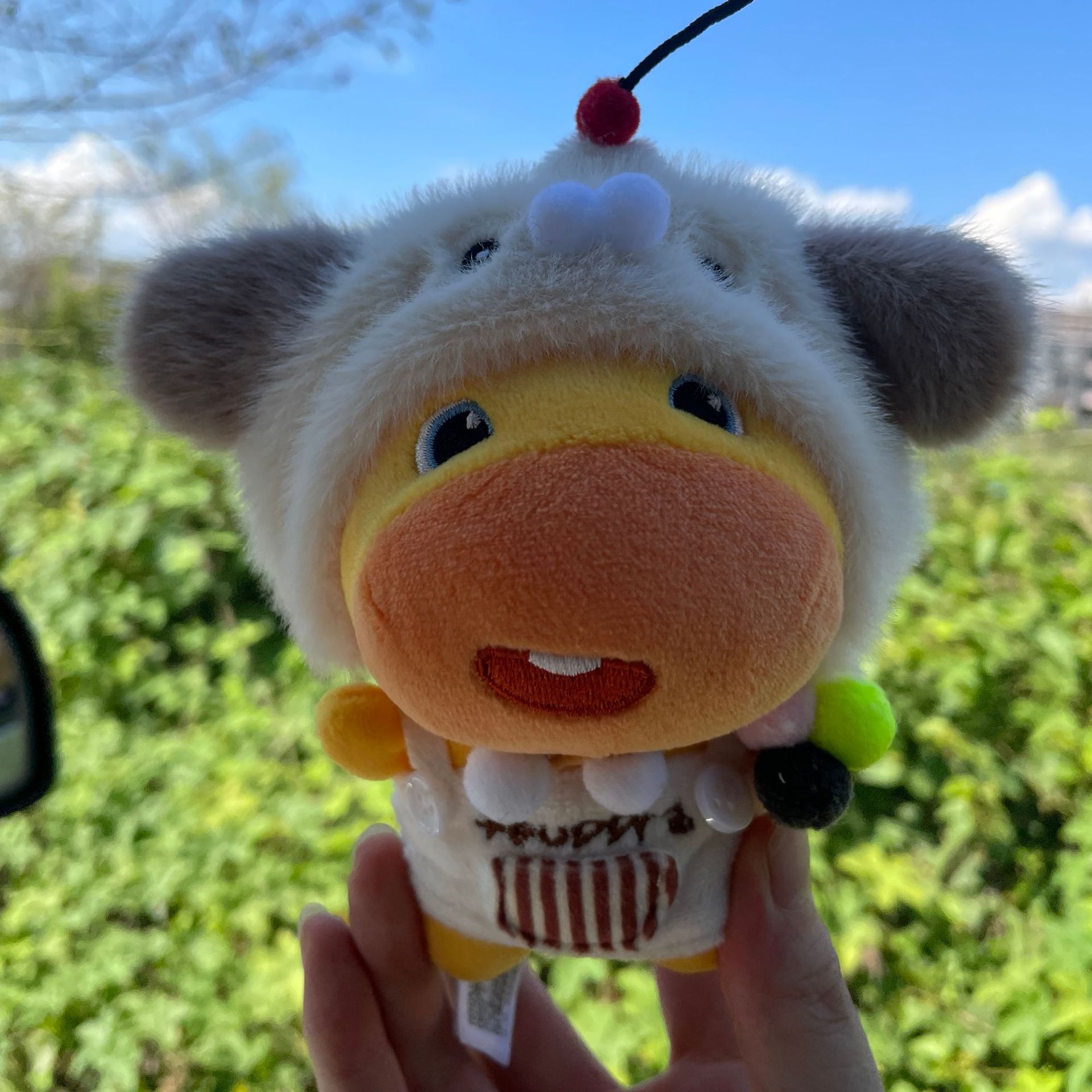 Capybara Lulu Authentic Doll Clothes 10cm Universal Cotton Doll Hat Girl Cute Self-Deprecating Clothes Pendant