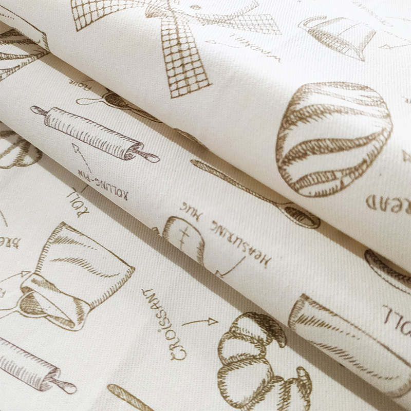 European and American Light Luxury Style Pure Cotton Tea Towel Supply Plant Flower Pure Cotton Tea Towel Kitchen Towel Cushion Cloth Foreign Trade Fabric Tea Towel