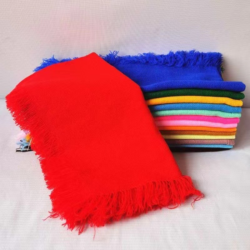 Old Man Headscarf Female Middle-aged and Old Women's Toe Work Old-fashioned Square Scarf Net Celebration Performance Rural Grandma Square Scarf