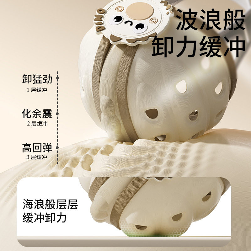 Baby Head Protection Anti-Fall Cap, Children's Anti-Collision Head Artifact, Baby Toddler Learning to Crawl, Baby Anti-Collision Cap, Breathable Safety Cap