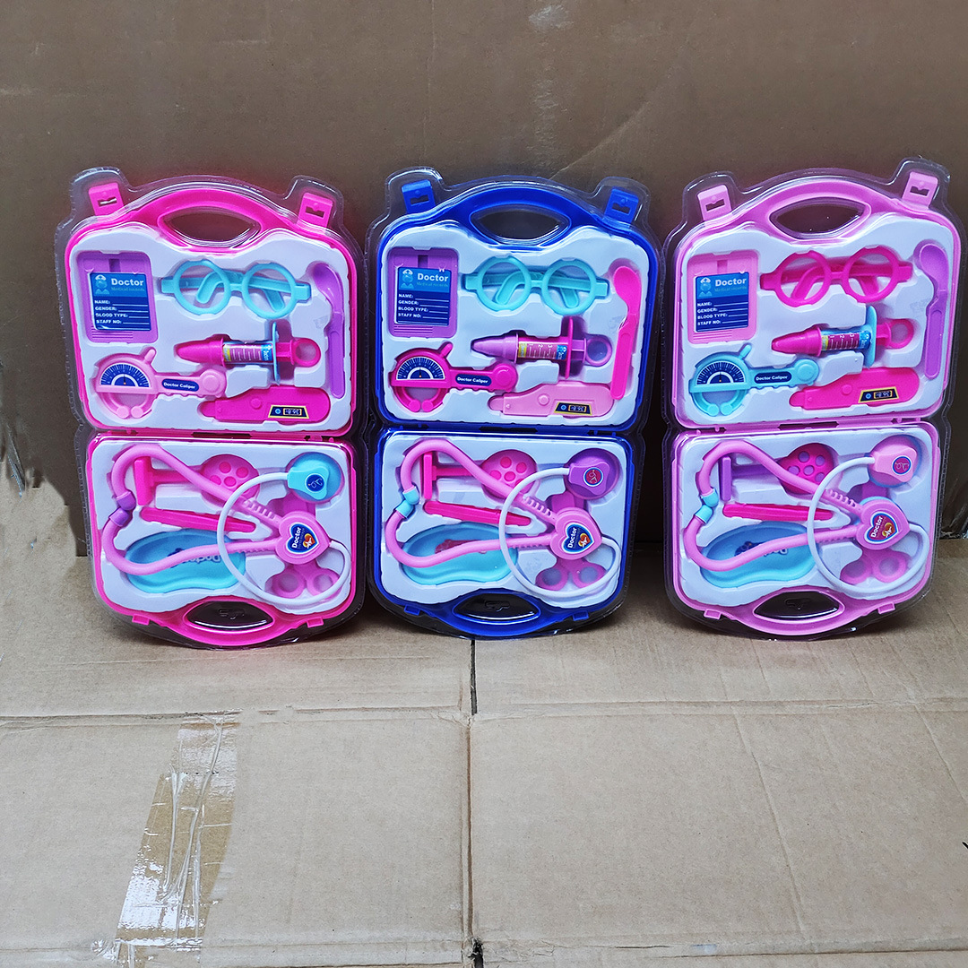 Children's Medical equipment 778 simulation little doctor play house portable medical equipment box stethoscope injection suit toys wholesale