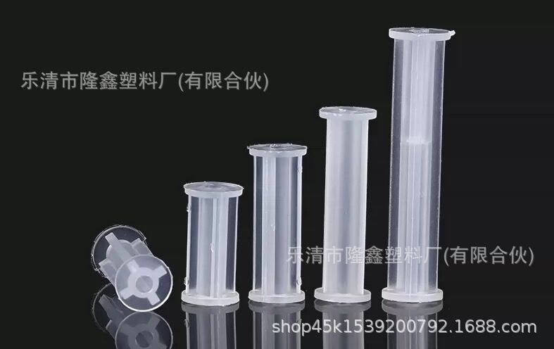 Factory Direct Sales Insulating Rubber Column Insulating Isolation Column Pc Board Fixed Hollow White Plastic Column 10Mm15Mm25Mm