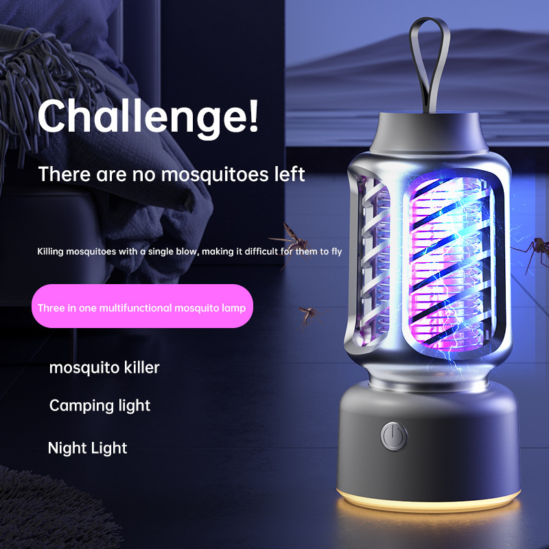 Wall-mounted mosquito killer electric shock home student dormitory mosquito killer rope lamp plug-in mosquito repellent mosquito killer lamp manufacturers