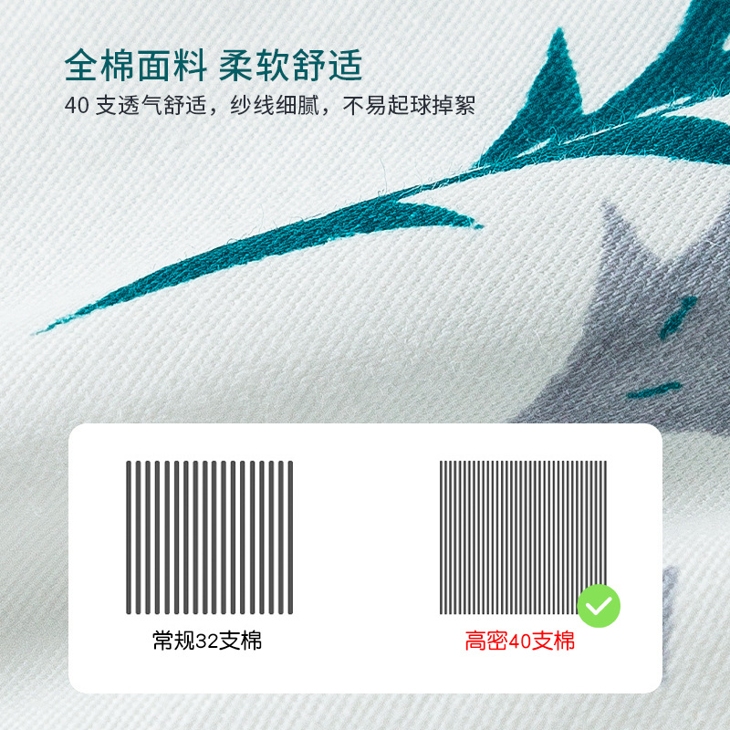 2024 New Baby Bedding Supplies Set Cotton Baby Anti-Collision Bed Surround Four Seasons Baby Thickened Anti-Fall Bed Surround