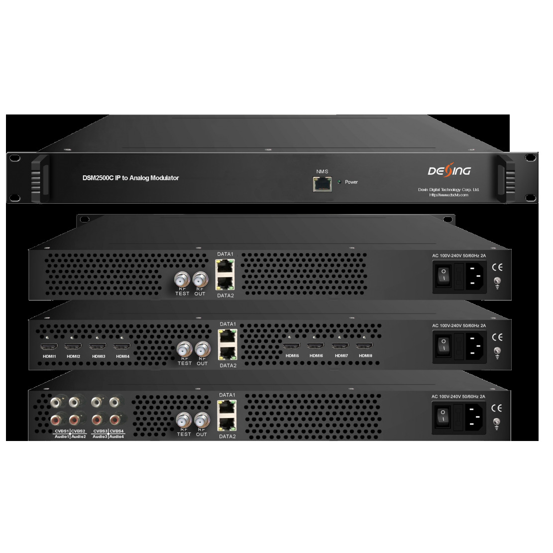 Dexin Dsm2500C Ip to Analog Modulator32-Channel Analog Modulator