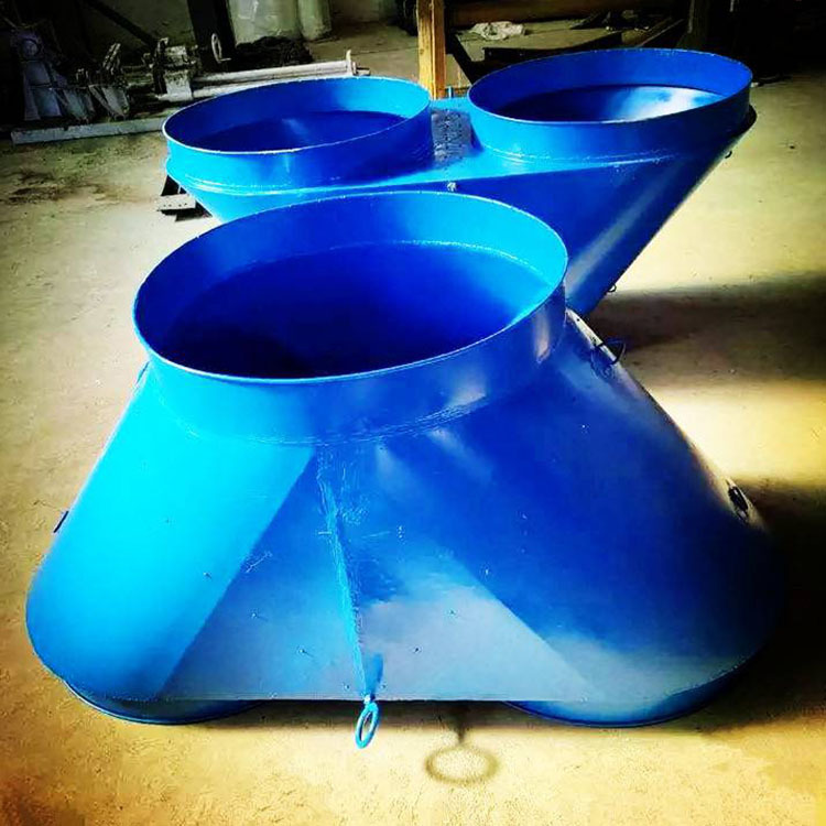 Mining Air Distributor Partial Ventilation Fan Air Distributor Dongda Czff-800 Iron Air Distributor Equipment