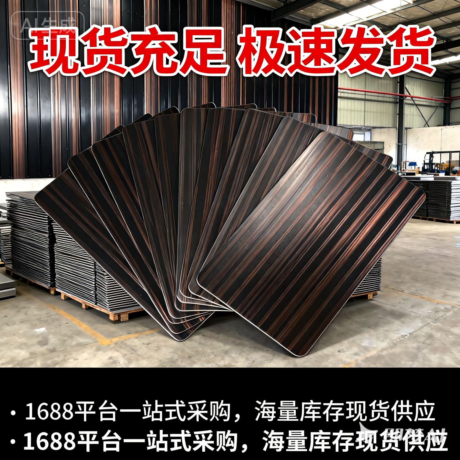 Прямые поставки с завода, гравированная нержавеющая сталь, полосатая плита, двухцветная плита, медь с водным покрытием, блестящая отделка