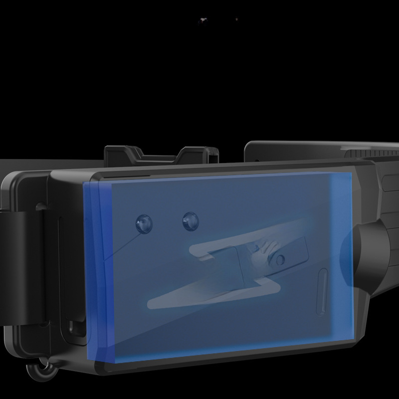 Patented Manufacturer Cross-Border Lightweight Sensor Cob Headlamp Outdoor Cycling Light Night Fishing Light Strong Light Rechargeable Headlamp