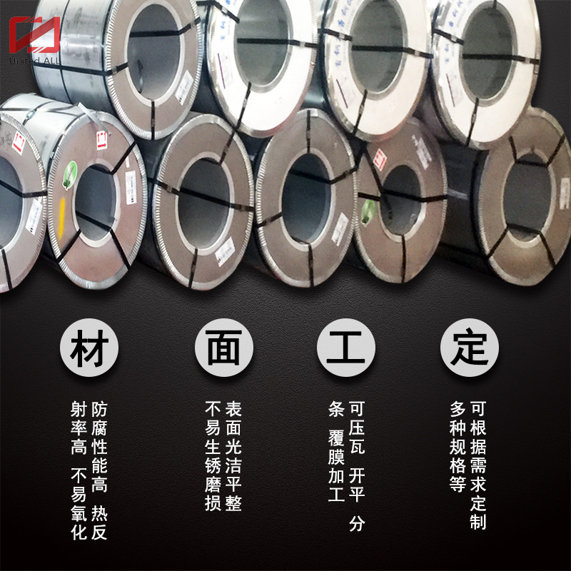 Tianjin Jiugang G550 Secd Passivated Slitting Aluminum-Zinc Plated Steel Sheet 0.6mm Aluminum-Zinc Plated Steel Sheet for Automobile Manufacturing