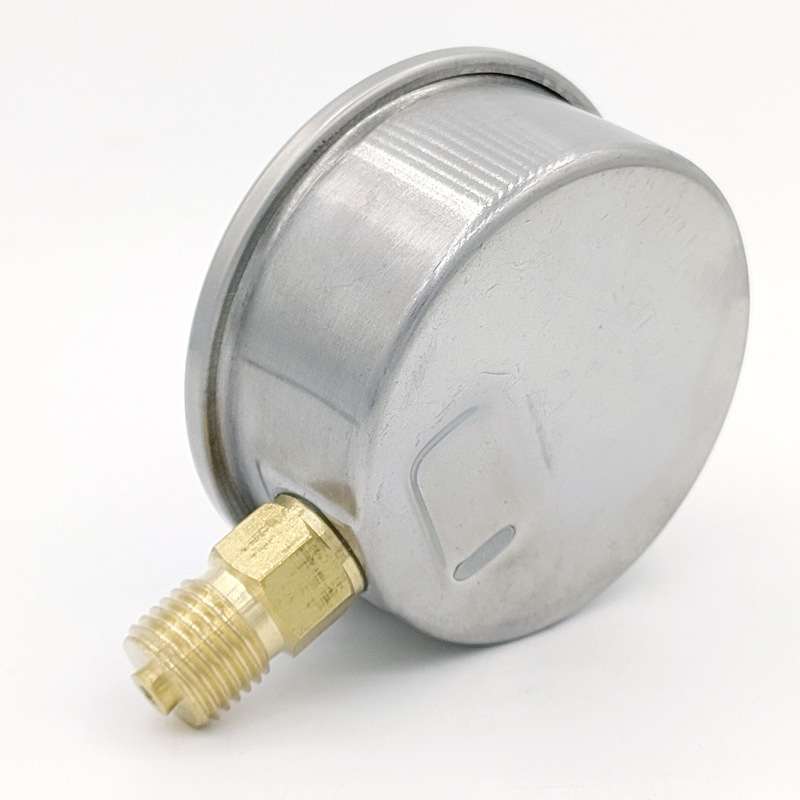 Supply YN-60 high precision pressure gauge stainless steel oil gauge hydraulic water pressure pressure pressure 2 tooth vibration resistant pressure gauge