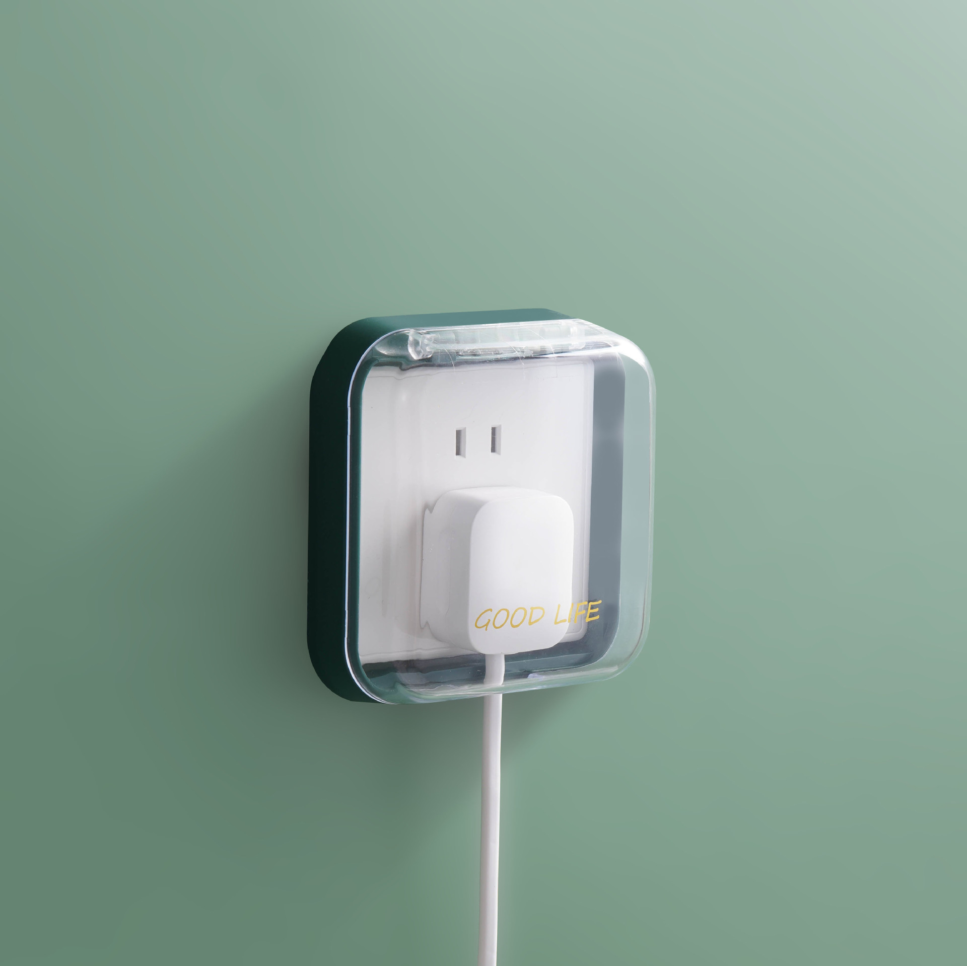 Type 86 Universal Switch Waterproof Cover Self-adhesive Wall-mounted Socket Protective Cover Bathroom Toilet Power Socket Waterproof Box