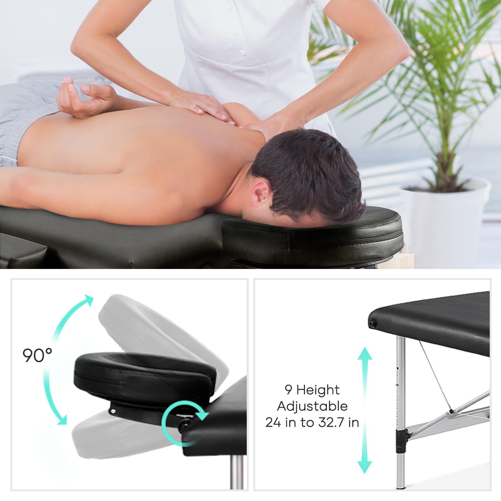 Foldable beauty bed portable portable physiotherapy massage mobile tattoo bed beauty salon lifting massage bed manufacturers