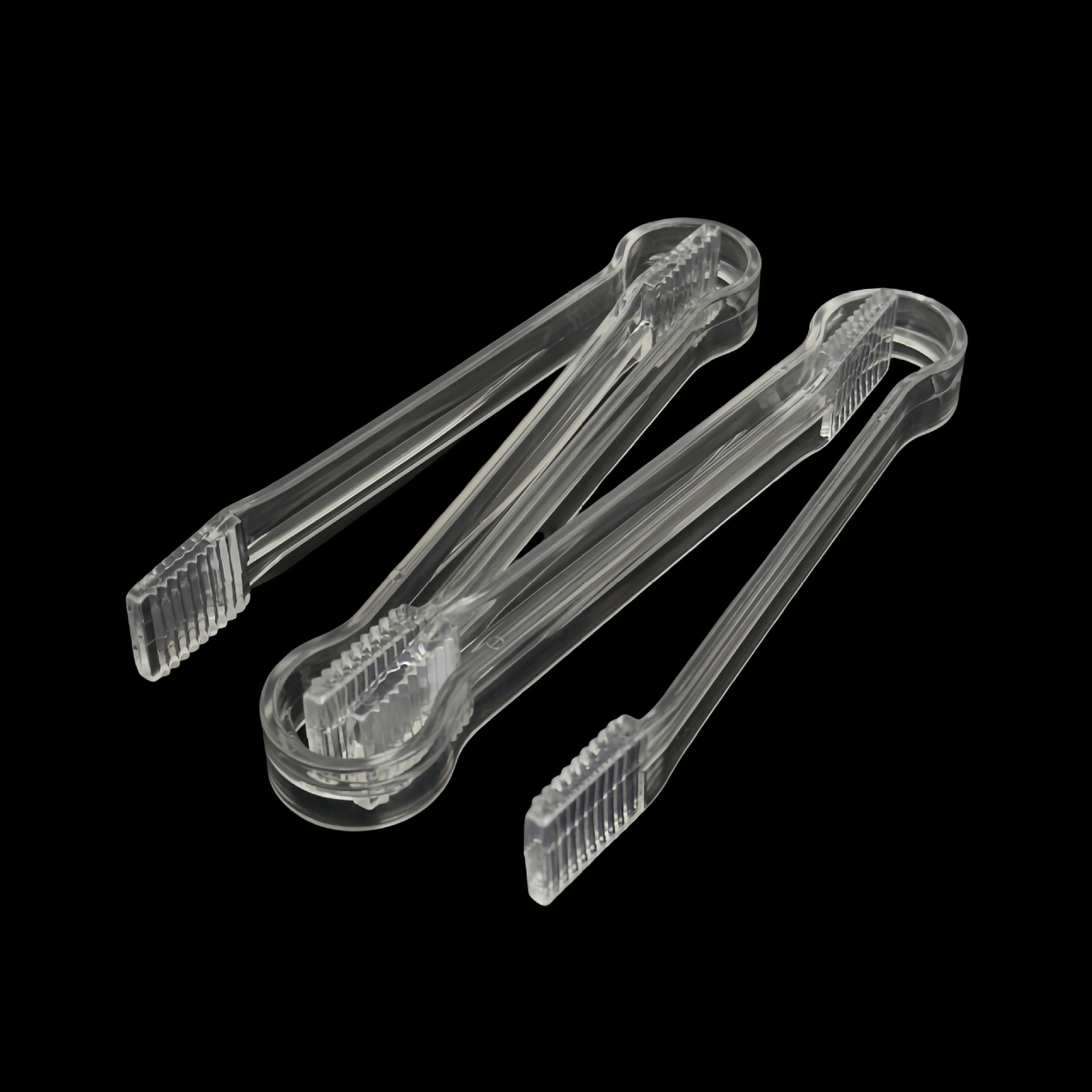 Thickened Bread Clip Plastic Clip Transparent Ice Clip Durable Plastic Cake Shop Ktv Bar Club Use