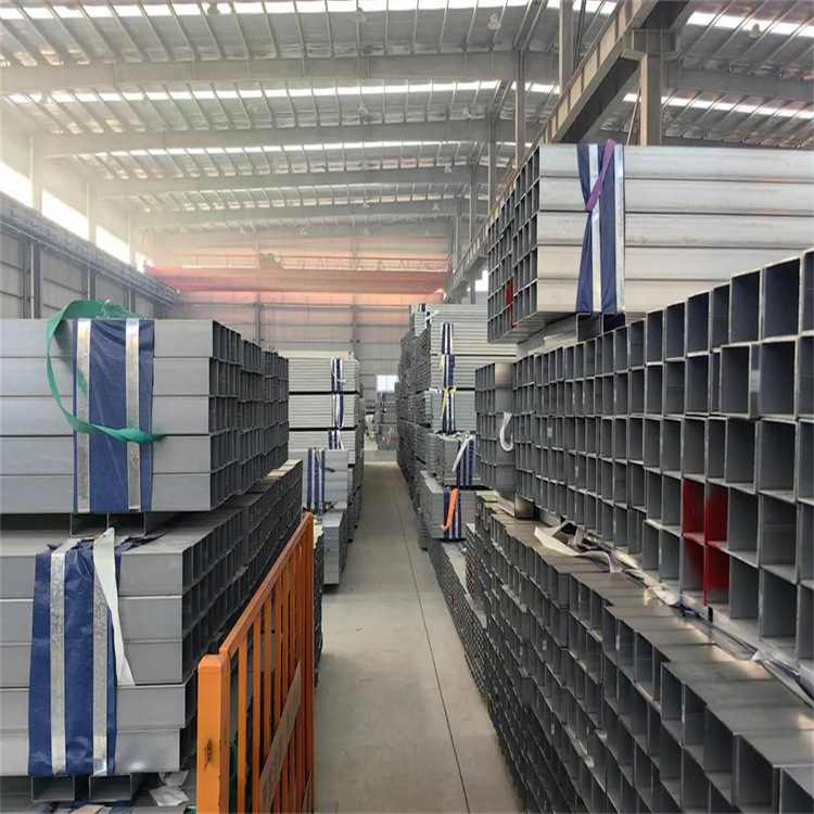 Galvanized Square Tube Zinc Aluminum Magnesium Square Tube Iron Tube Hollow Round Tube Square Tube Steel Round Modified Square Galvanized Rectangular Tube