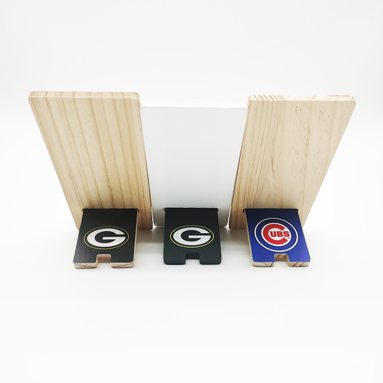 Accessories ornaments creative decoration wholesale mobile phone holder desktop decoration wooden pine