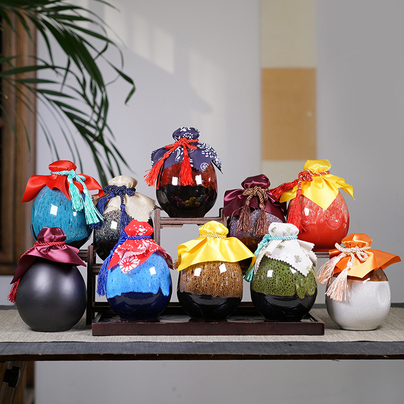 Керамическая винотека Ийсин Чентянь бутылка вина оптом одна цзинь винотека винтажная пустая бутылка вина оптовая упаковка керамического горшка