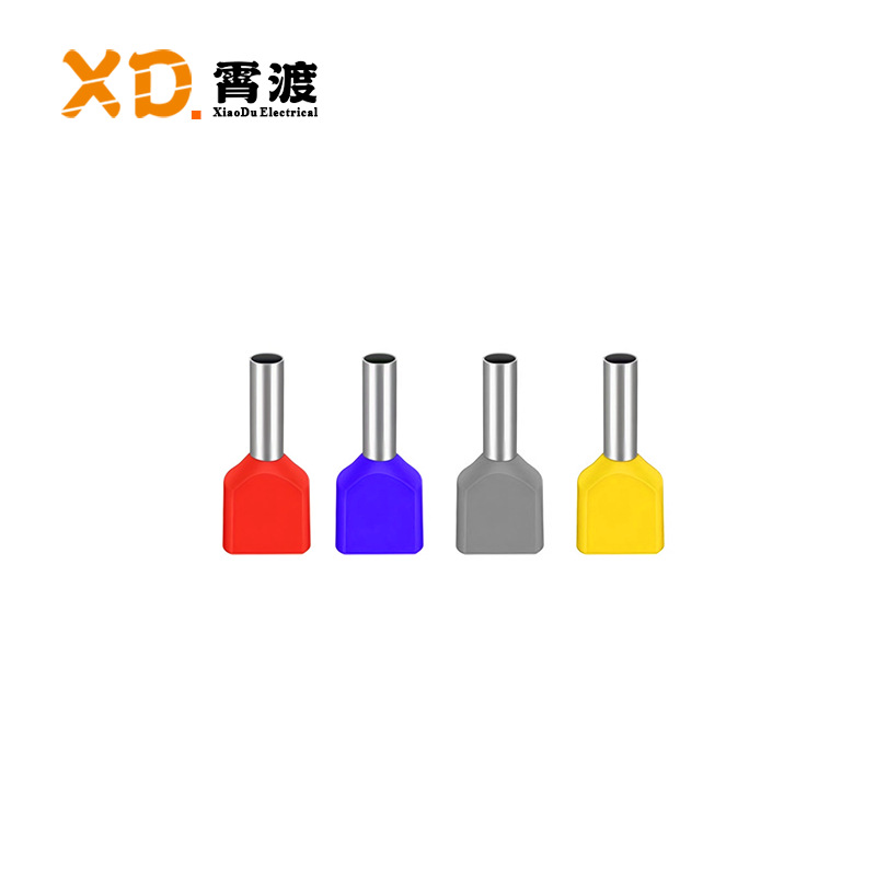 TE1008/TE1010/TE1012 insulated double-wire tube terminal copper tube terminal